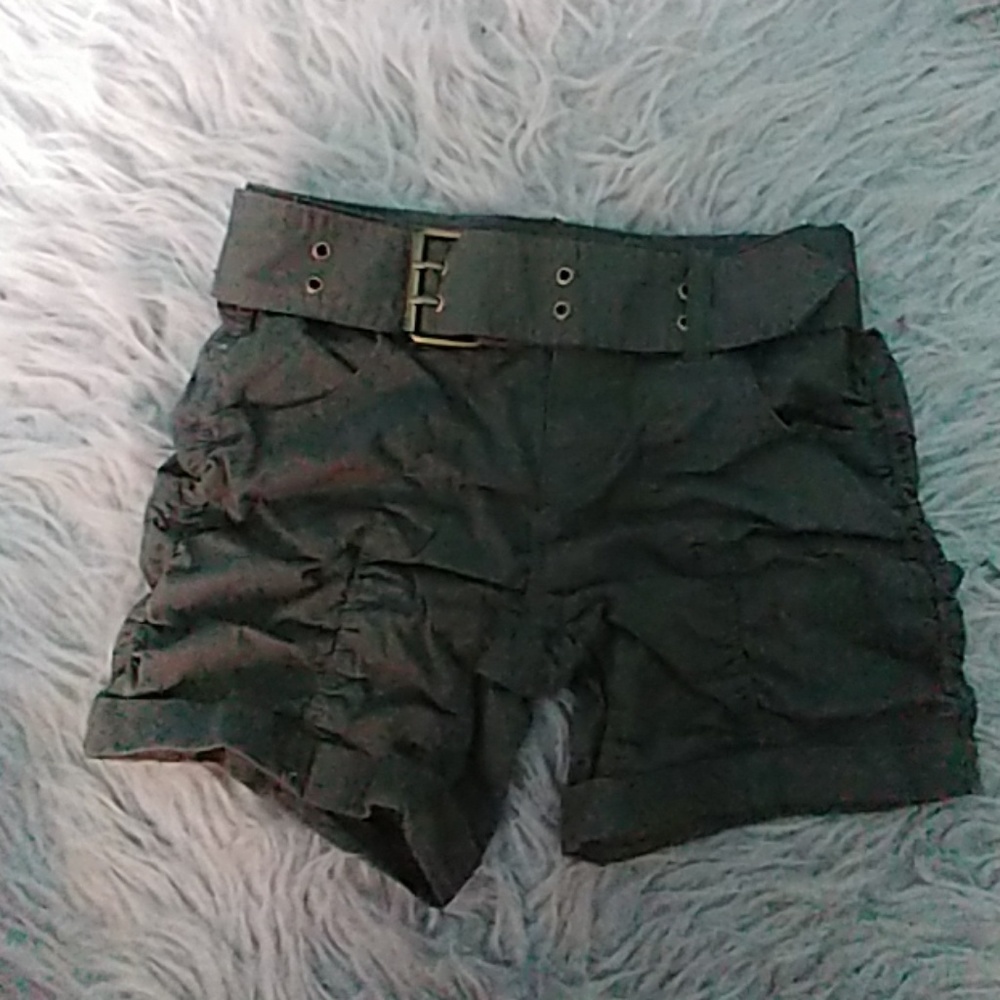 Green shorts